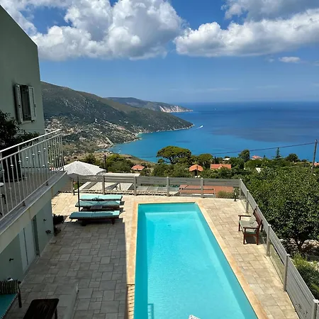 Private In Kefalonia Island Apartament Angon